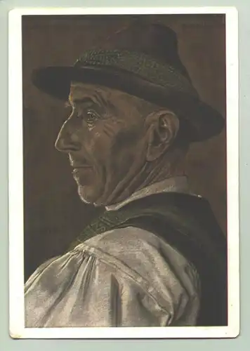 (1009904) Willrich Ansichtskarte. VDA-Schulsammlung 1940. Tiroler Altbauer