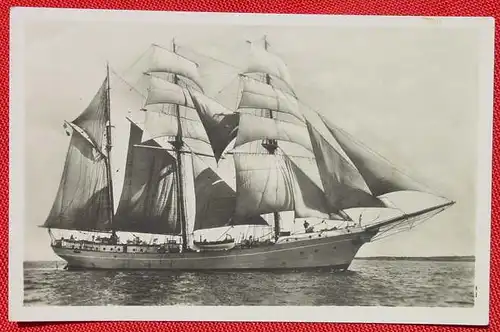 (1032823) Segelschulschiff Niobe. Foto-Ansichtskarte. Unbeschrieben. Alter nicht bekannt