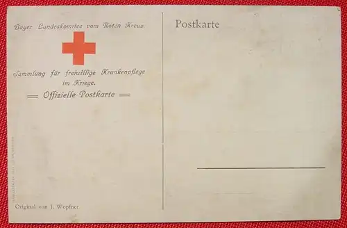 (1033153) Rotes Kreuz. 1. Weltkrieg. Kunst-Postkarte,  J. Wopfner