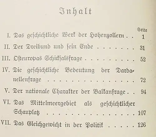 (1009193) Herre "Geschichtliche Schlaglichter auf den Weltkrieg" 148 S., 1916 Velhagen & Klasing