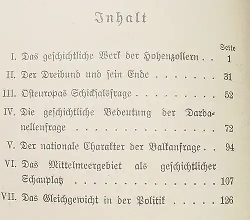 () Herre "Geschichtliche Schlaglichter auf den Weltkrieg" 148 S., 1916 Velhagen & Klasing