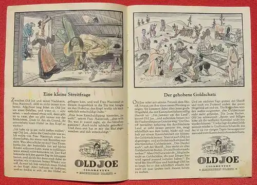 () Old Joe. Cigarettes American Blend. Folge 2 (Z. 3-4) Werbe-Heftchen. Wildwest