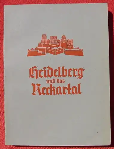 () Busse : Heidelberg und das Neckartal. Jahresband 1939 'Badische Heimat'. 504 S.,