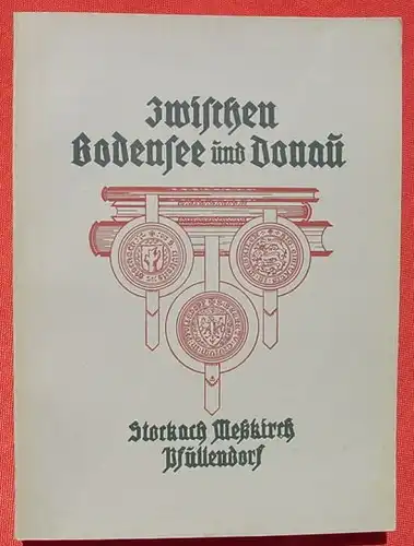 (1009217) Busse "Zwischen Bodensee und Donau" Jahresband 1934 'Badische Heimat'. 390 S.,