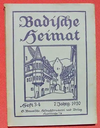 () Busse. Freiburg im Breisgau. 1920, 80 S., Badische Heimat