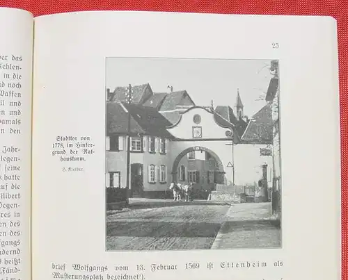 () "Die Ortenau". 24-1937  Geschichte Ettenheims, u.a. 140 S., Konkordia, Buehl-Baden 1937