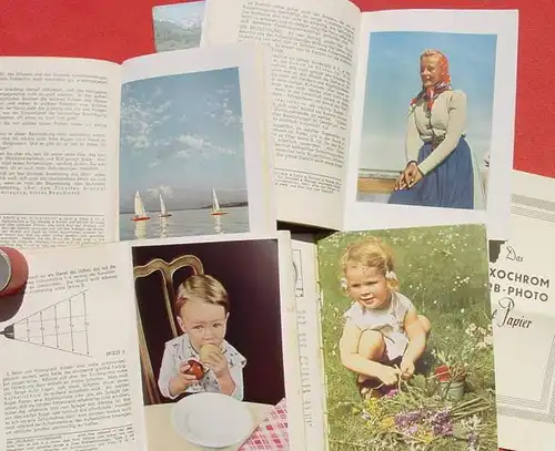 () 6 kleine Magazine um 1940-41 : "Farben - Fotorat". Verlag Knapp, Halle 1940-1941