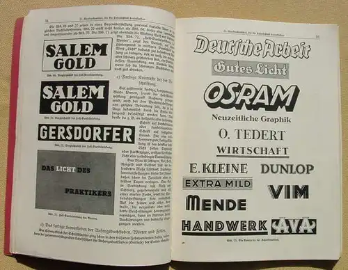 () "Die Schrift im Malerhandwerk". Carl Koch. 105 Abb. 25 Mustertafeln. 1938 Verlag Heinrich Killinger, Nordhausen