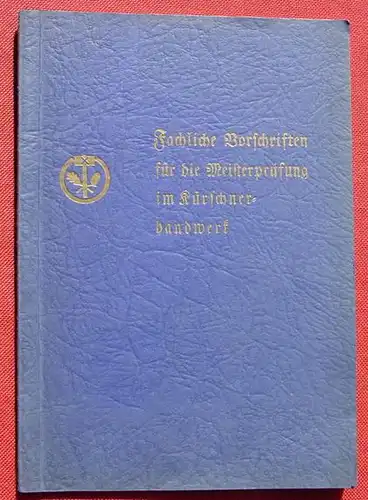 () "Kuerschnerhandwerk". 28 Seiten-Broschuere. Verlag Holzmann, Berlin 1937