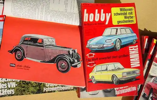 (0290033) 47 x "h o b b y" Das Magazin der Technik, ab 1965 ! # Mercedes-Benz # Porsche 911 # Volkswagen