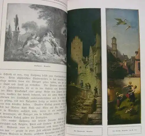 () "Carl Spitzweg" Kuenstler-Monographie. Liebhaber-Ausgabe. 1921 Velhagen & Klasing, Bielefeld