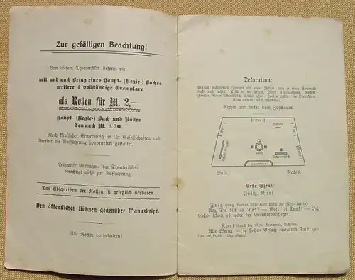 () Meissners Herrenbuehne "Lustige Pfaendung" Schwank in 1 Akt fuer 4 Herren v. Paul Koehler