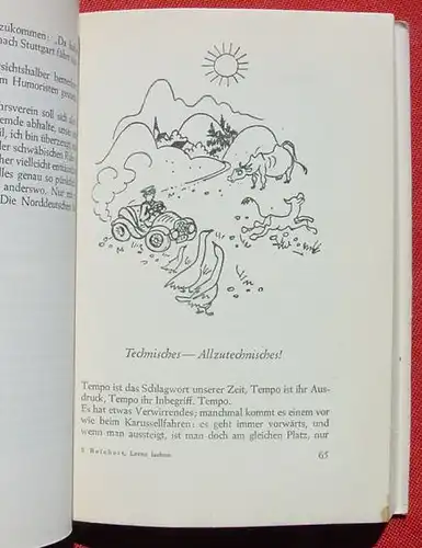 () Willy Reichert "Lerne lachen, ohne zu klagen". 208 S., 1952 Union Deutsche Verlagsges., Stuttgart