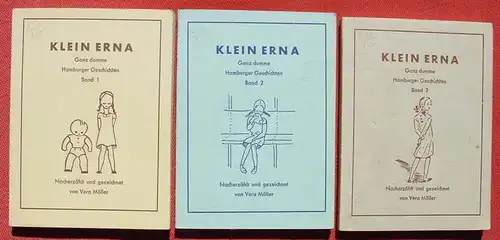 (0180072) "Klein Erna" 1, 2, 3. Hamburger Geschichten. Abbildungen. Vera Moeller. 1950 Christians Verlag, Hamburg