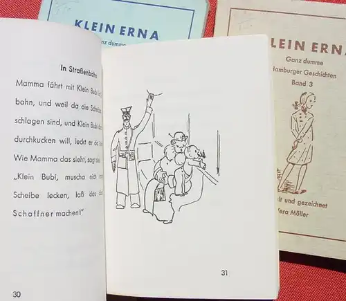 () "Klein Erna" 1, 2, 3. Hamburger Geschichten. Abbildungen. Vera Moeller. 1950 Christians Verlag, Hamburg