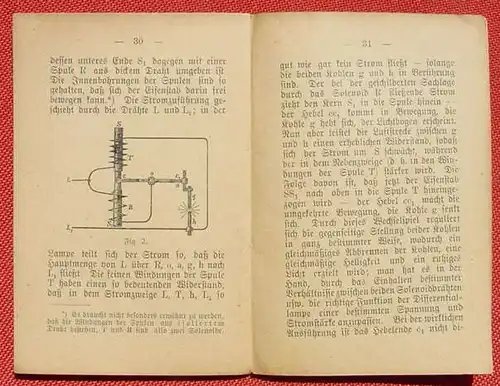 () "Erfindungen und Entdeckungen" Auer's Osmiumlampe. Bremerlampe. Miniaturbibliothek. Verlag Paul, Leipzig, um 1910 ?