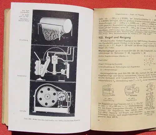 () "Shell Taschenbuch fuer Werkstatt und Betrieb". Roegnitz. 336 S., Verlag Arnd, Leipzig 1943