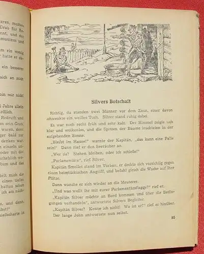 () "Die Schatzinsel" Das Ende der Piraten. Stevenson. Jugendbuch. 1952 Fischer-Verlag, Goettingen