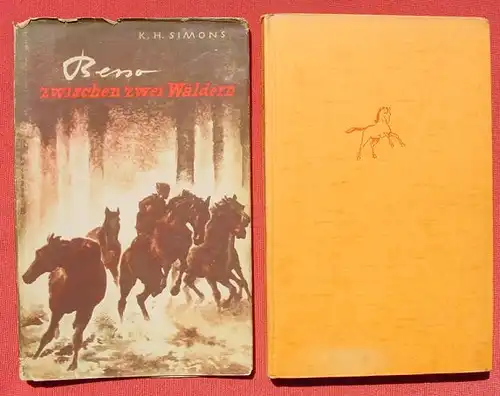 (0060232) Simons "Besso zwischen zwei Waeldern" Jungen-Abenteuer. 134 S., 1940 Henn Verlag, Ratingen