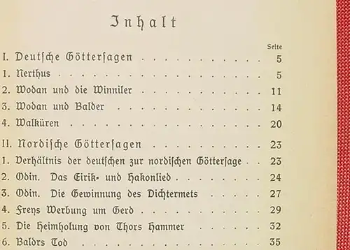 (0060284) "Deutsche und nordische Goettersagen" Herrmann. 48 S., 1925 Deutschkundliche Buecherei. Quelle u. Meyer, Leipzig