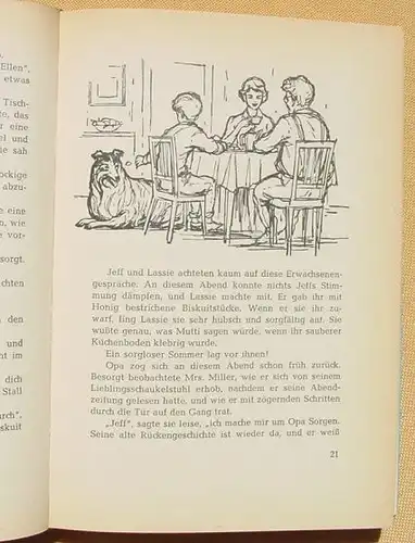 () Fernsehhund Lassie, Nr 2 : "Hilfe fuer die Miller-Farm" Snow. 208 S., 1961 Engelbert-Verlag Zimmermann, Balve, erste Auflage