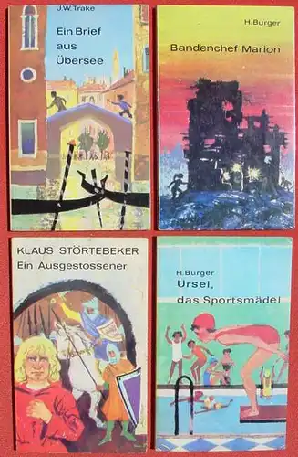 (0060305) 8 x IV-Jugend-Taschenbuch, je 64 S., Interpress Verlag Friedrichshafen 1965. Sehr gut erhalten