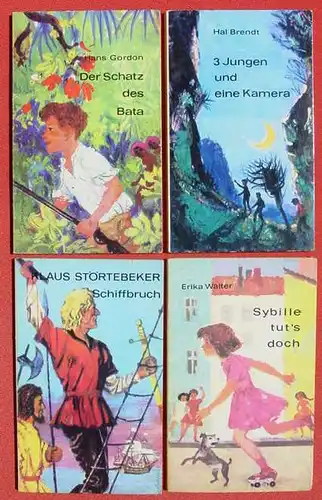 () 8 x IV-Jugend-Taschenbuch, je 64 S., Interpress Verlag Friedrichshafen 1965. Sehr gut erhalten