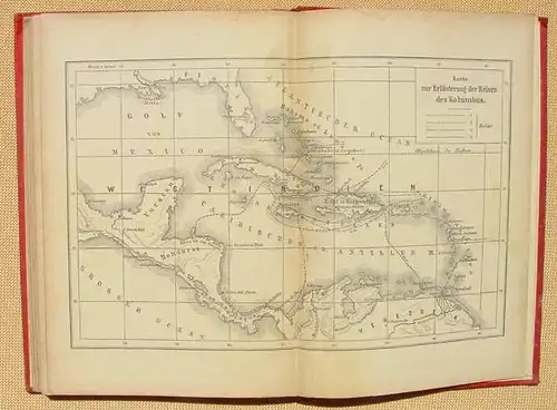 () "Die Entdeckung von Amerika" Campe. Teil 1 : Christoph Kolumbus. Kroener, Stuttgart um 1900