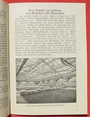 () "Luvos-Heilerde" Wegweiser zu Gesundheit ... von Adolf Justs. 1938 Heilerde-Gesellschaft, Blankenburg