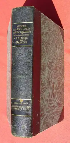 () "Handbuch der Hals- Nasen- Ohren-Heilkunde" Bd 9. 720 S., 297 Abb., 1929 Julius Springer, Berlin / J. F. Bergmann, Muenchen