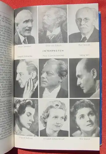 (0240036) Schnoor "Oper. Operette. Konzert" Nachschlagebuch. 560 S., Bilder. Register. Bertelsmann, Ausgabe 1961