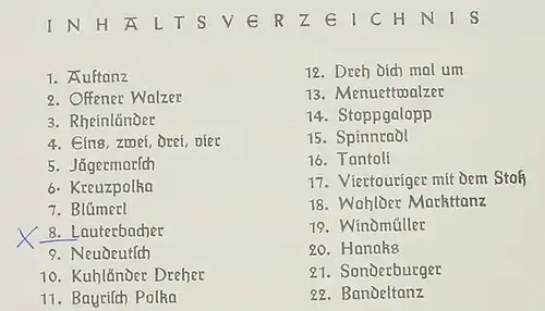 (0240041) "Volkstanzheft" Melodienausgabe. HG. Bezirksjugendring Nordwuerttemberg. Wagner. 32 S., Behr-Fotodruck, Stuttgart