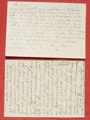 (1045348) Zwei Postkarten Goethe 1832-1932, Deutsches Reich, siehe bitte scan # Ganzsache