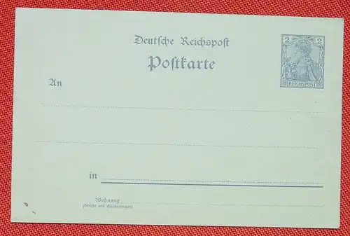 (1045355) Postkarte. Deutsche Reichspost. Ganzsache. Siehe bitte scan