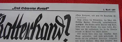 (1045465) "Karl May". Bericht aus 3. Reich-Zeitung. DIN A 3 Kopie von 1937