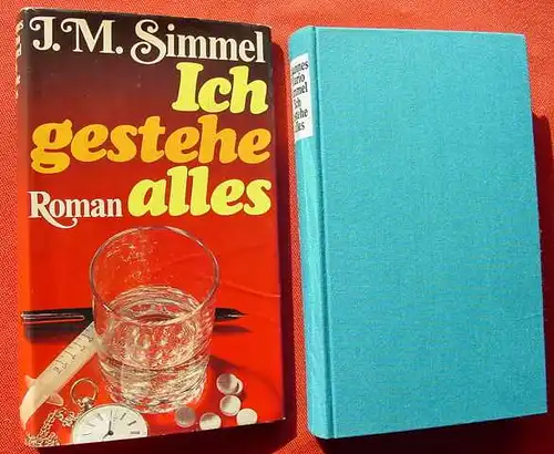 (0101119) Simmel "Ich gestehe alles" 336 Seiten. Verlag Mohn, Guetersloh. Sehr guter Zustand