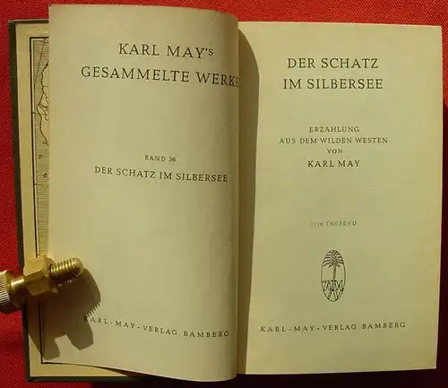 () Karl May, Band 36 : "Der Schatz im Silbersee". Bamberg 1952