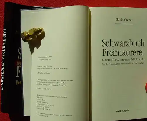 () Grandt. Schwarzbuch Freimaurerei. 416 S., Kopp-Verlag 2008