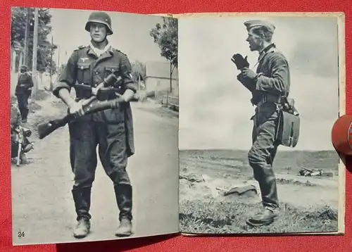 (1008486) Reichenau "Soldatenantlitz in der Schlacht". Die Kleine W. I. - Reihe. Paris 1942
