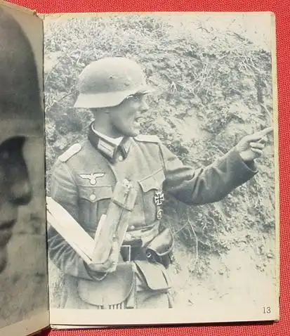 (1008486) Reichenau "Soldatenantlitz in der Schlacht". Die Kleine W. I. - Reihe. Paris 1942