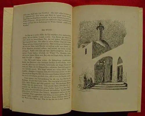 () Jakimow "Orientalische Briefe". Reise-Berichte. 58 S., 15 Federzeichnungen. Kerle-Verlag, Heidelberg 1949