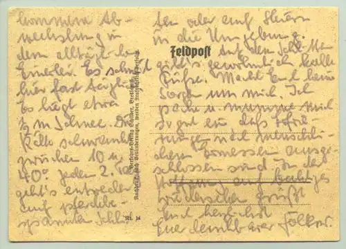 (1009898) Feldpostkarte mit Spruch v. Friedrich dem Grossen. Verkehrs-Verlag Schilder, Breslau, Nr. 14