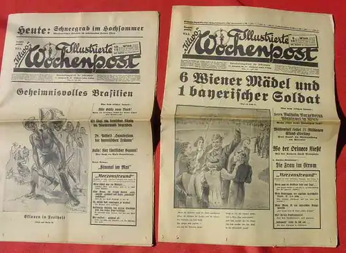 ()  2 x "Illwo". Illustrierte Wochenpost. Zeitschrift. Wien 1938