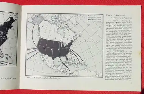 () Geopolitik im Kartenbild. USA. Vowinckel-Verlag, Heidelberg um 1942