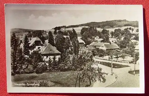 (1039190) Neusalza-Spremberg. Ansichtskarte mit Bahnpoststempel