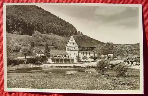 (1039191) Gasthaus Neumuehle. Donautal. Erich Sessler. 1955. PLZ 88631 Beuron