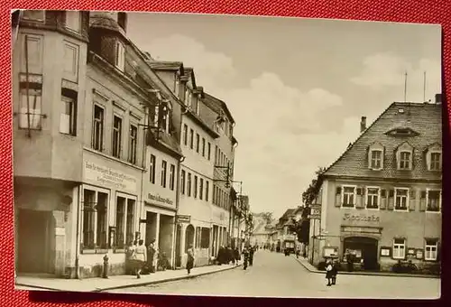 (1039192) Muegeln Kreis Oschatz. Hauptstrasse. Stempel von 1958. VEB Volkskunstverlag Reichenbach