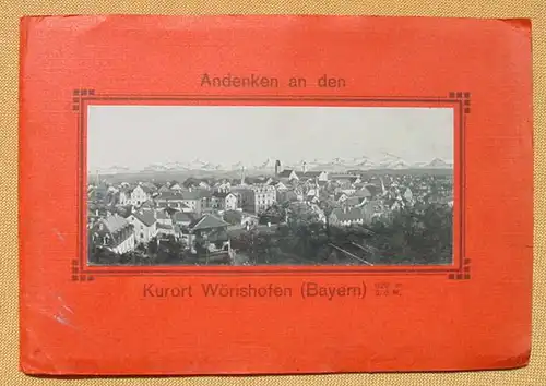 () Woerishofen (Bayern) Leporello mit 27 Blaettern. Um 1900 ?