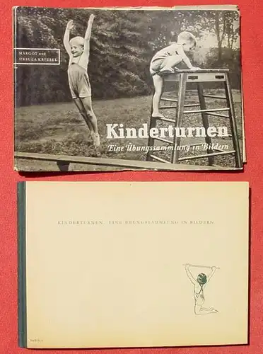 () Kriesel "Kinderturnen" Turn- u. Gymnastikgeraete im Kindergarten. Berlin 1955