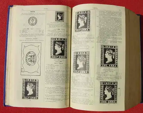 (0150008) "Stanley Gibbons Priced Catalogue Of Stamps" Part I and II (1937), ueber 1.370 Seiten